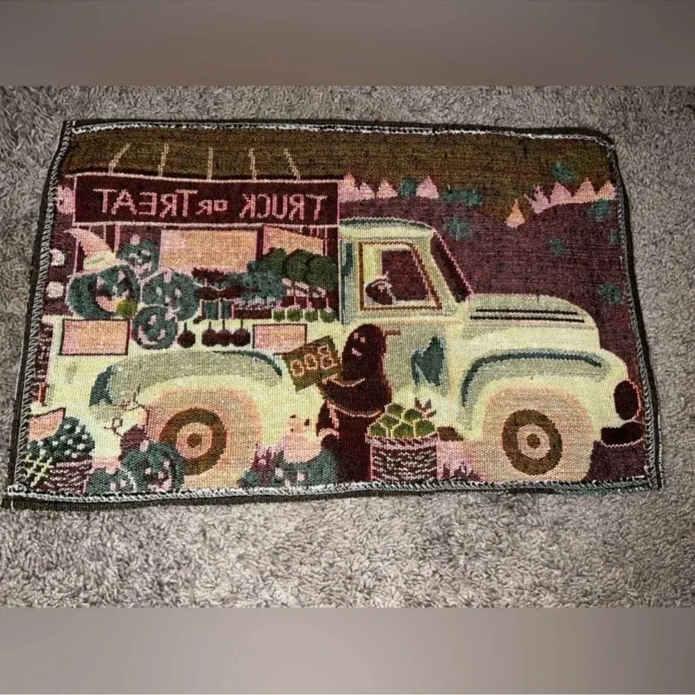 🆕 6 “Truck or Treat” Placemat Set